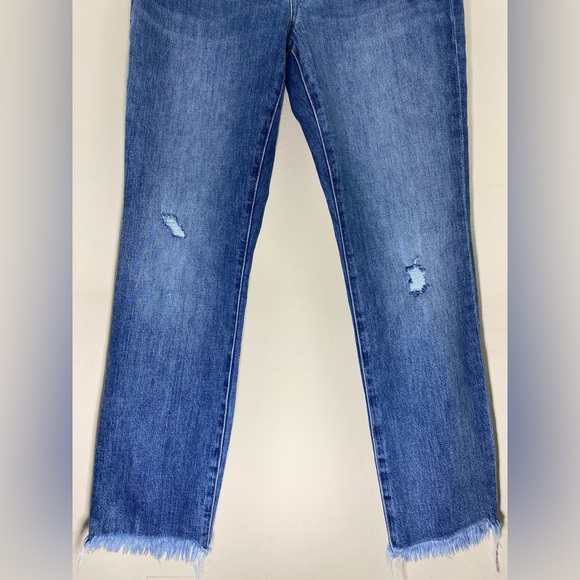 J.Crew Women’s Size 28 Slim Boyfriend Jean Raw Hem Distressed Jeans - Picture 4 of 11